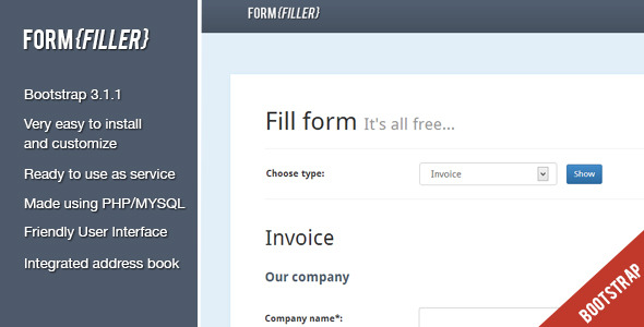 FormFiller - PDF documents creation system