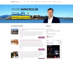 Web poslanca NR SR Igora Janckulíka