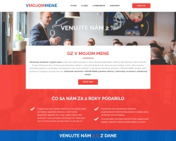 Web OZ V MOJOM MENE pre stranu SPOLU - občianska demokracia